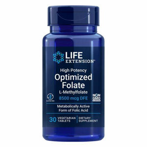 Folato Otimizado 8500mcg DFE (30 Tablets) - Life Extension