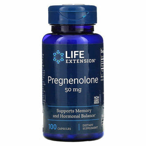 Pregnenolona 50 mg - Life Extension - 100 Cápsulas