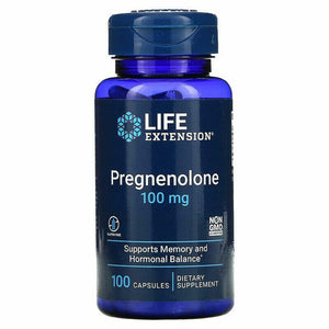 [200 Cápsulas] Pregnenolona 100 mg - Life Extension - 2 frascos