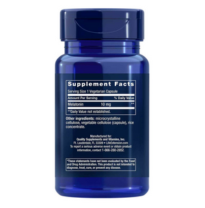 Melatonina 10mg 60 Cápsulas  - Life Extension