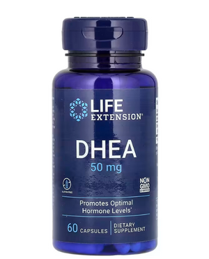 Prasterona 50mg Life Extension - 60 cápsulas