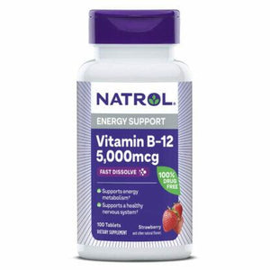 Vitamina B12 5000mcg Fast Dissolve (100 Tablets) - Natrol